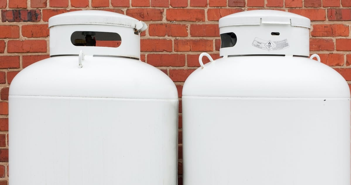 propane tank storage